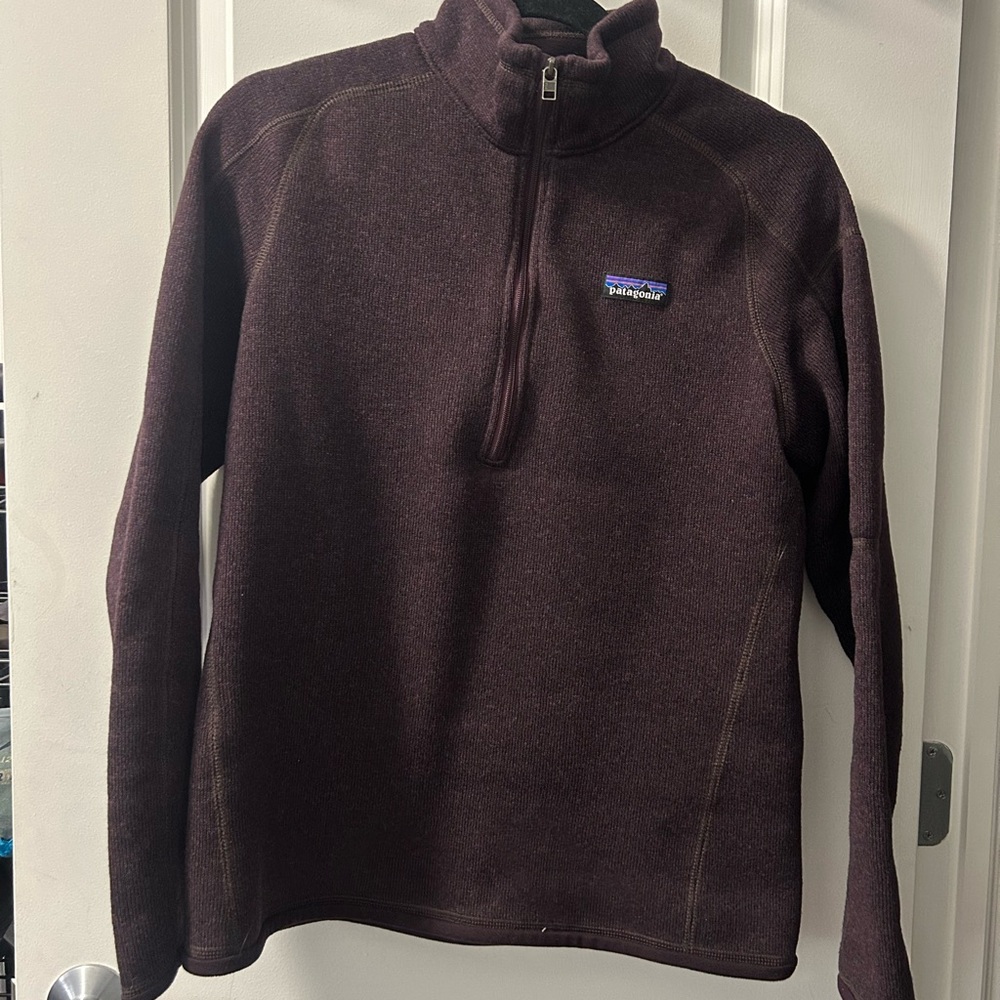 Patagonia Purple Quarter-Zip Fleece